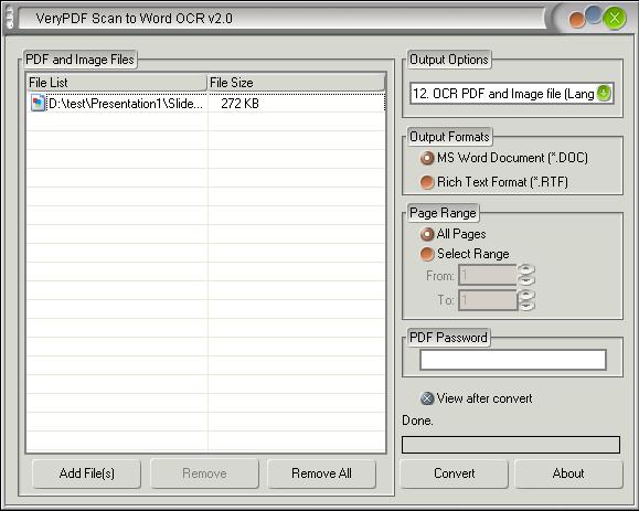 BMP to Word OCR Converter