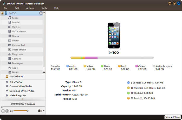 ImTOO iPhone Transfer Platinum