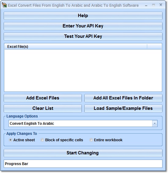 Excel Convert Files From English To Arabic and Ara