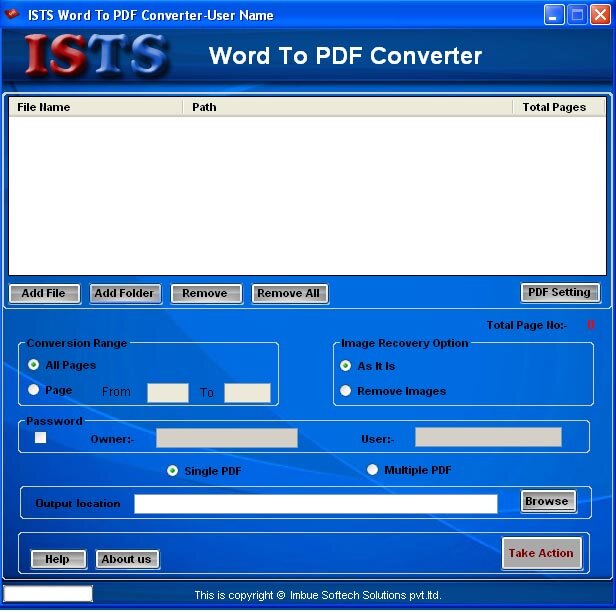 Insert Word into PDF