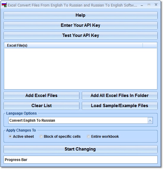 Excel Convert Files From English To Russian and Ru