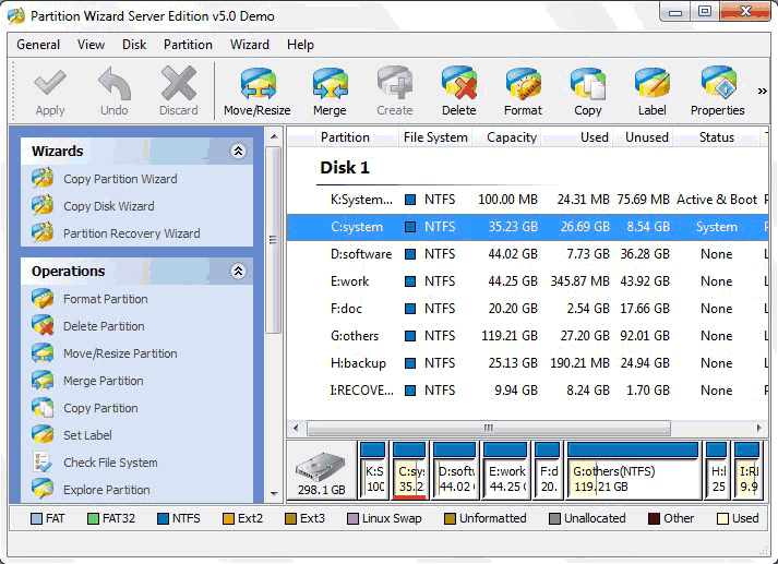 Partition Magic Server