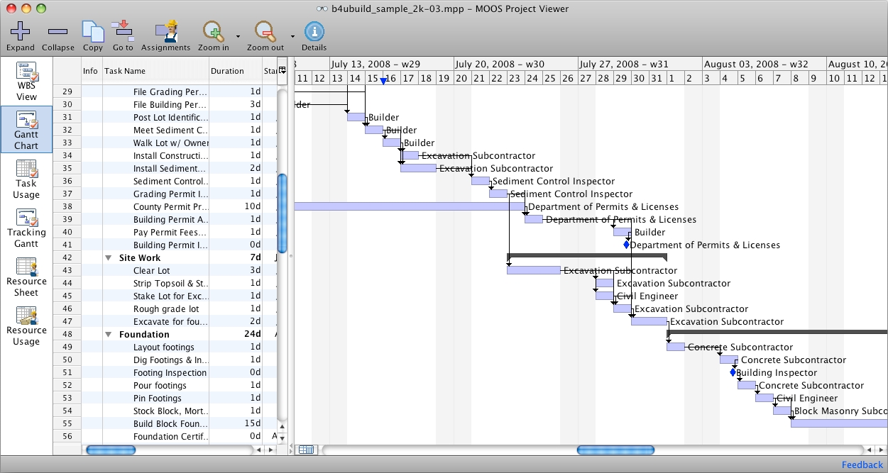 MS Project Viewer for Mac