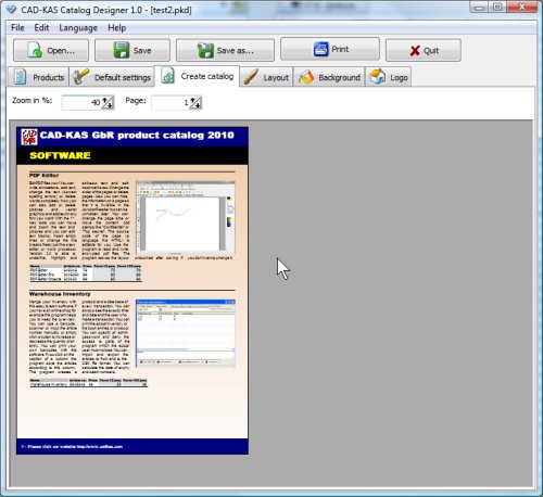 Catalog Designer