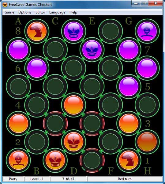 FreeSweetGames Cheskers