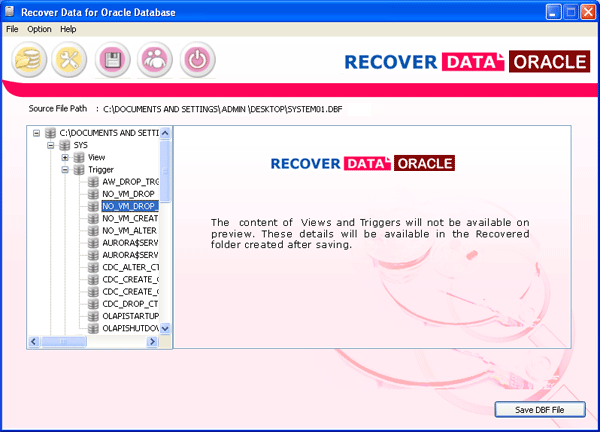 Oracle Recovery Software