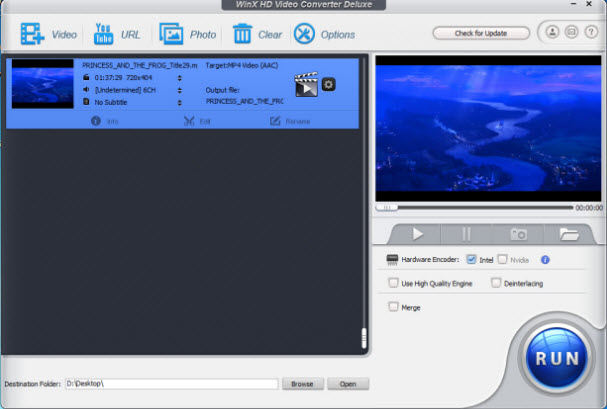 WinX MKV to iPad Video Converter