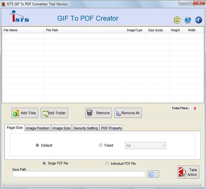 Convert Multiple GIF to PDF