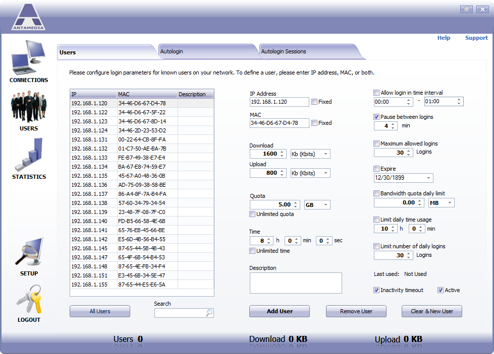 Antamedia Bandwidth Manager Software
