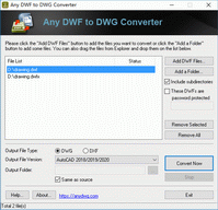 DWF to DWG Converter 2011.3