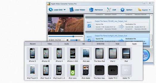 Apple Video Converter Factory Pro