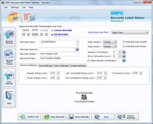Barcode Freeware