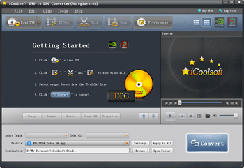 iCoolsoft DVD to DPG Converter