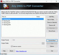DWG to PDF Converter 2011.1