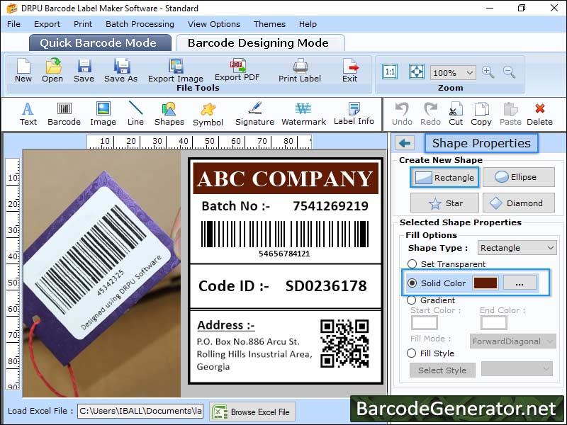 Barcode, Generator, software, crafts, customized, label, price, tags, utility, fabricate, colorful, coupons, logo, linear, 2D, bulk, sticker, program, design, objects, font, text, color, ellipse, rectangle, shape, size, random, sequential, series