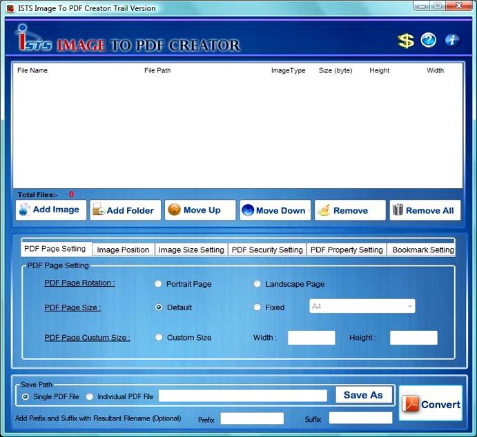 Images to PDF creator