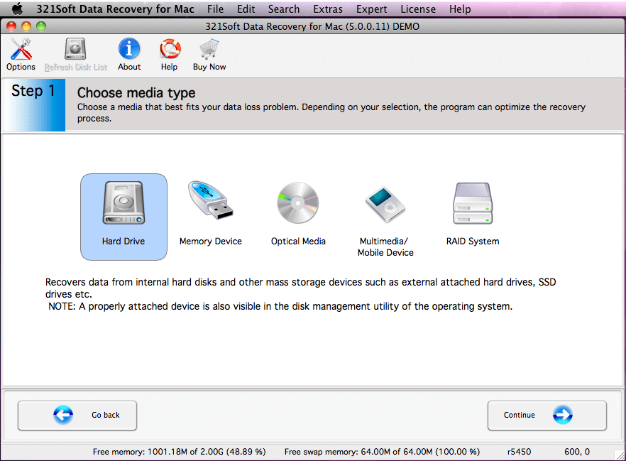 321Soft Data Recovery for Mac