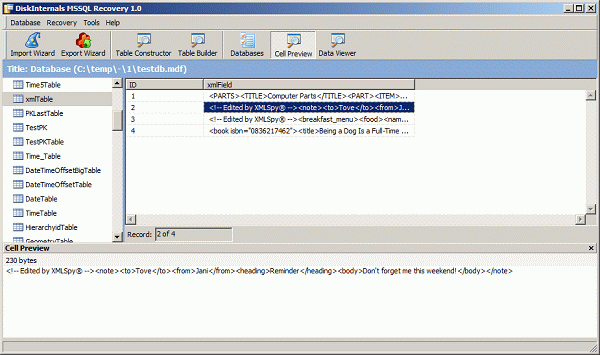 DiskInternals MSSQL Recovery