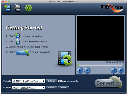 Foxreal MOD Converter for Mac