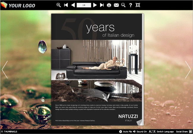 Flash Magazine Themes for Ripple Style