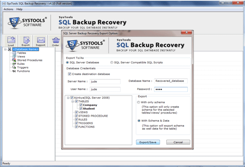 SQL Backup Recovery