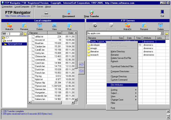 FTP Navigator Downloader