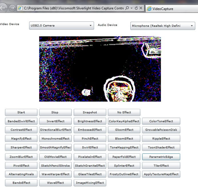 Silverlight .NET Video Capture SDK