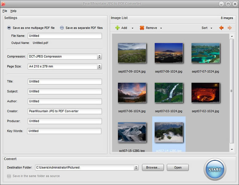 AnyPic JPG to PDF Converter