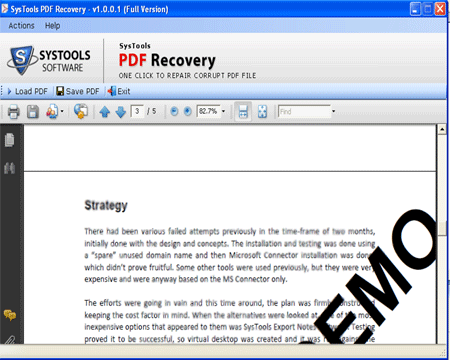 Recovery Tool for PDF