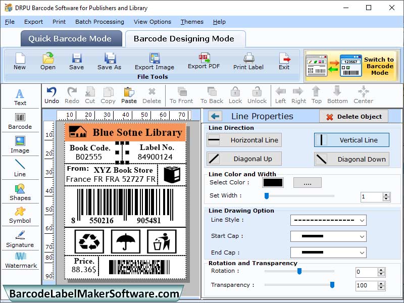 Publishing Industry Barcode Creator