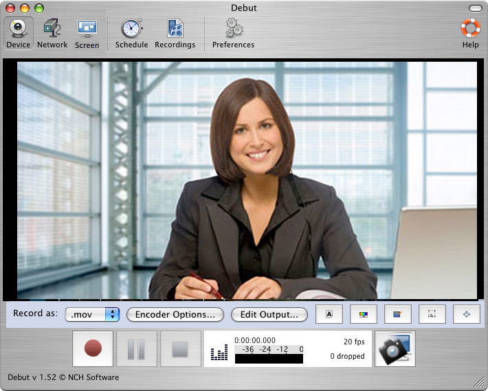 Debut Video Capture Software for Mac