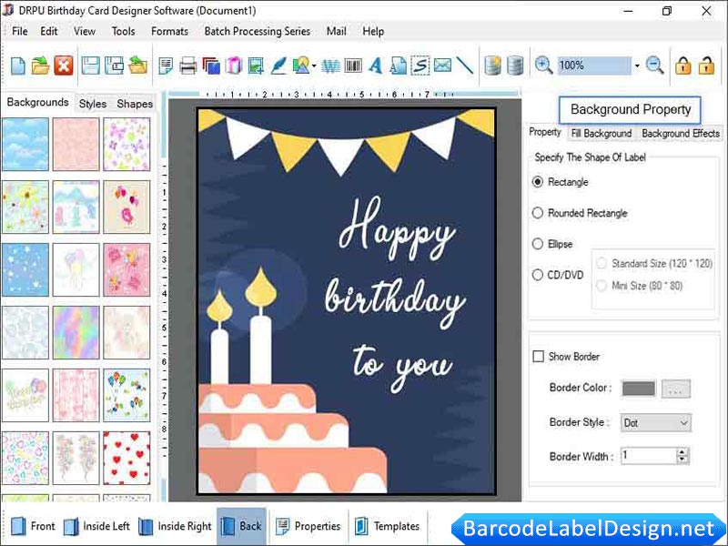Printing Birthday Cards
