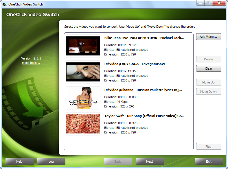 OneClick Video Switch