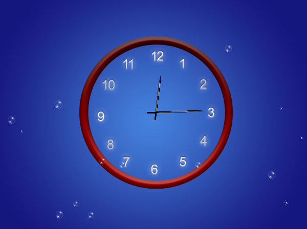 Abstract Clock Animated Wallpaper