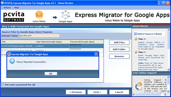 Convert Lotus Notes to Google Apps