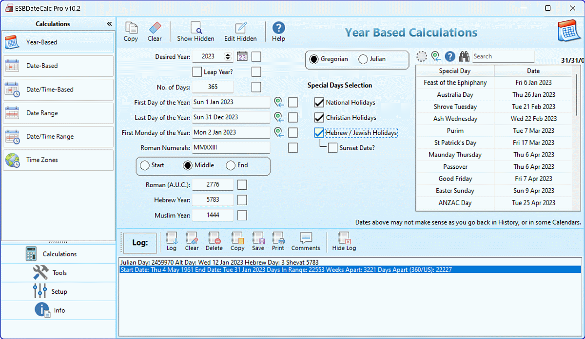 ESBDateCalc Pro - Date Calculator