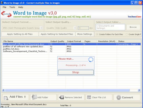 Word To Image Converter