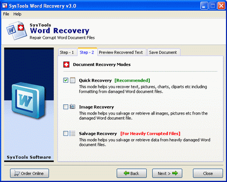 How to Open Corrupt Word File