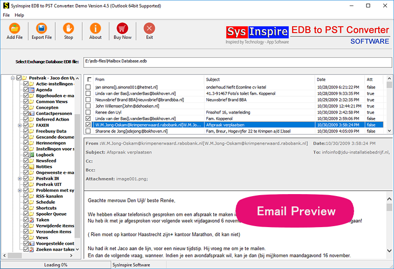 Export Exchange Mailbox