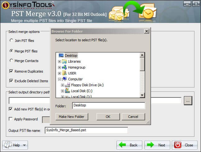 Outlook PST Merger