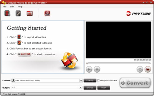 Pavtube Video to iPad Converter