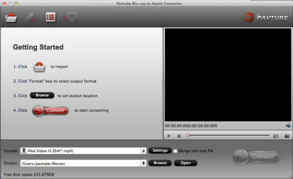 Pavtube Blu-ray to iPad Converter for Mac