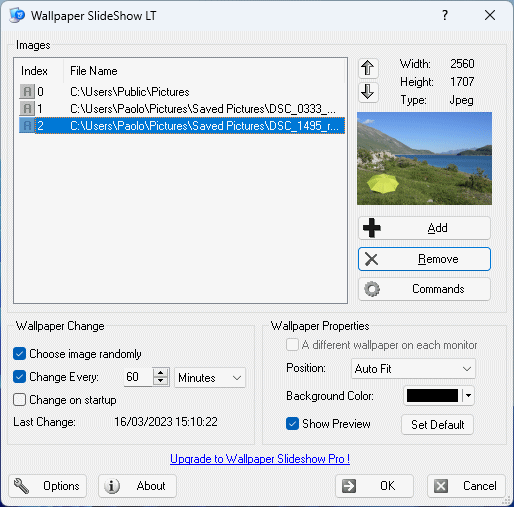 Wallpaper Slideshow LT