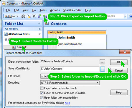 vCard Wizard for Outlook