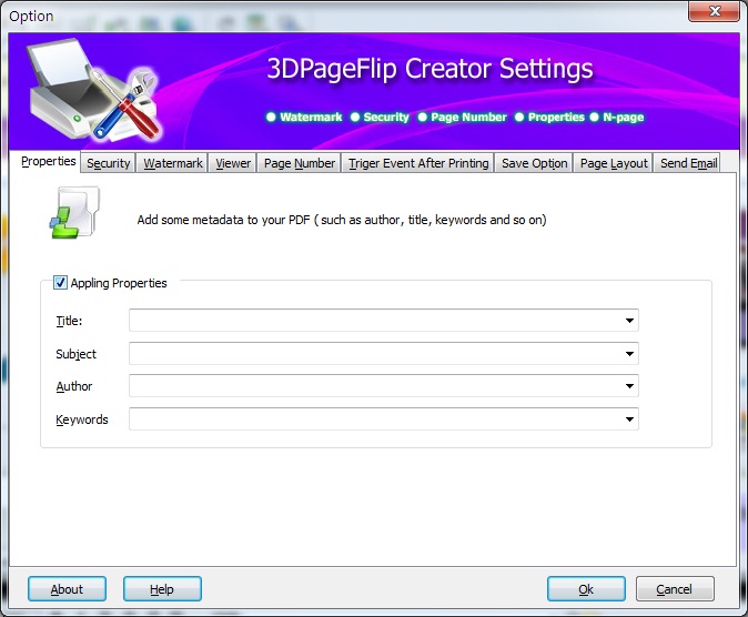 3DPageFlip PDF Creator  - freeware