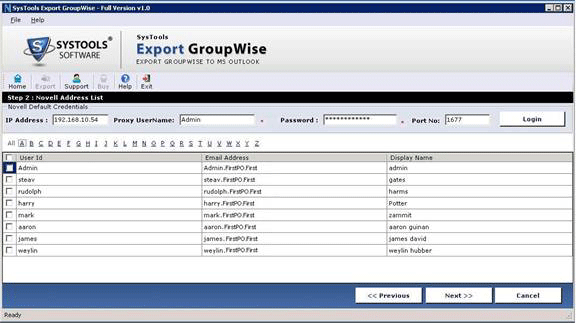 Groupwise Email to Outlook