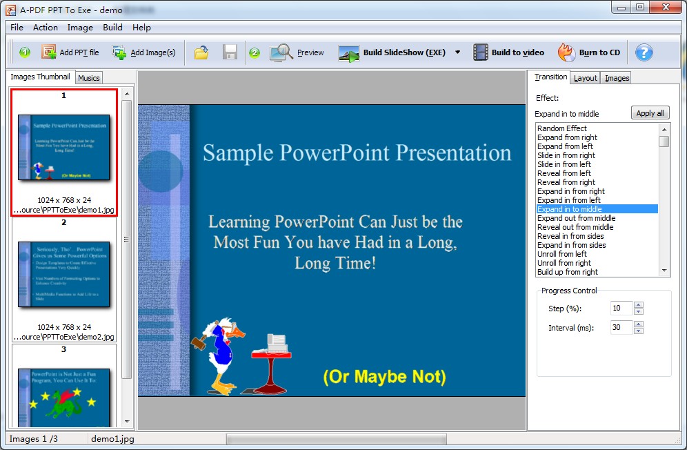 A-PDF PPT to EXE