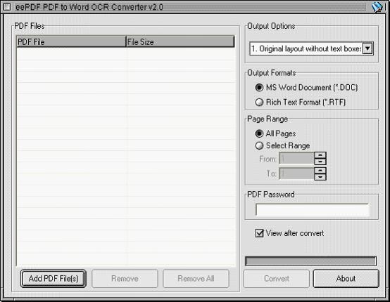 Scanned PDF to XML OCR Converter