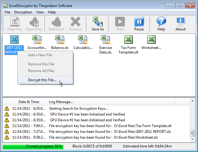 ExcelDecryptor