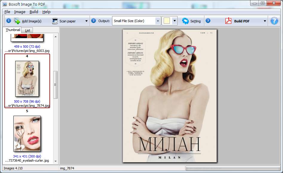 Boxoft Image to PDF